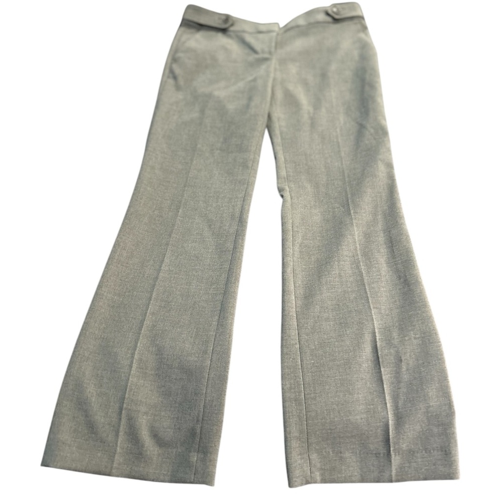 LOFT Marisa Trouser Gray Flare Pants